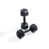 Hexagonal dumbbell 2,5kg Black - Afbeelding 4