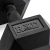 Hexagonal dumbbell 2,5kg Black - Afbeelding 6