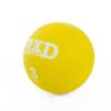 Rubber medicine ball 3kg geel - Afbeelding 2