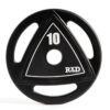 Rubber olympic plate 10kg - Afbeelding 3