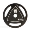 Rubber olympic plate 15kg - Afbeelding 4