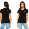 T-shirt woman black/grey S - Afbeelding 2