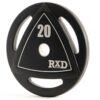 Rubber olympic plate 20kg - Afbeelding 4